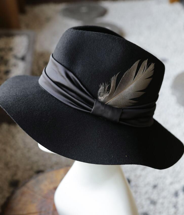Feather Felt Hat