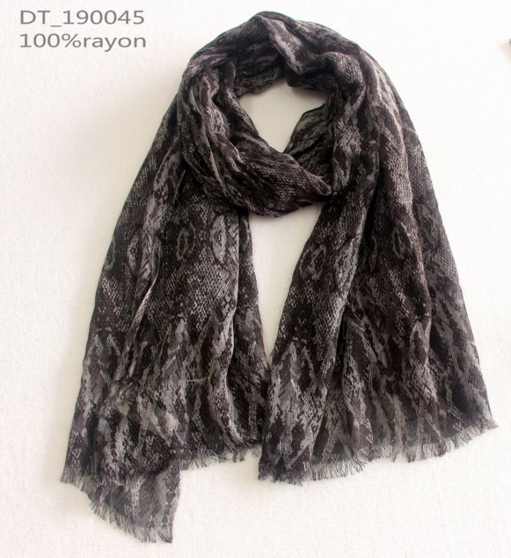 Snake Print Scarf